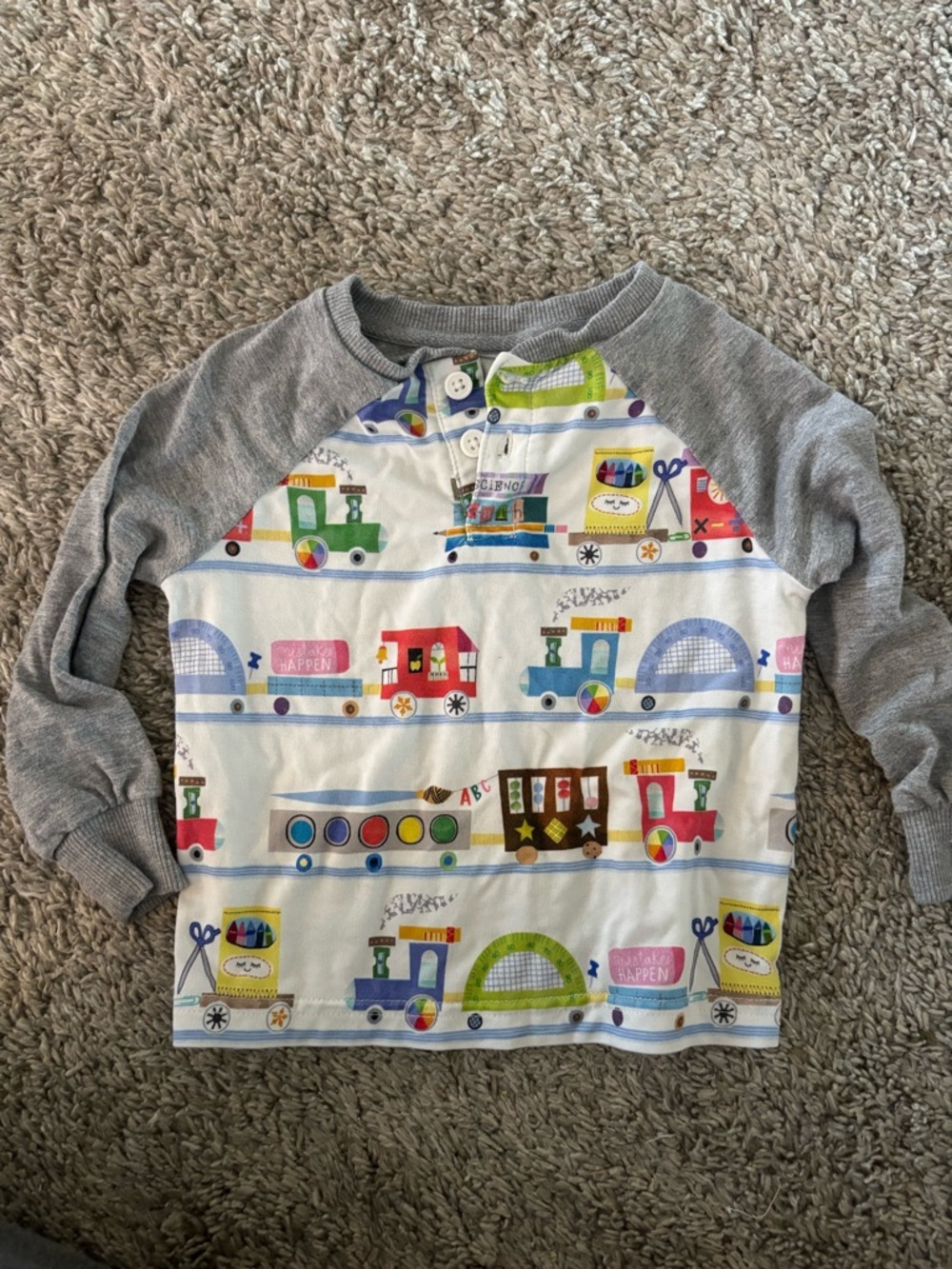 Little Sleepies Education Express Henley top 12-18 months